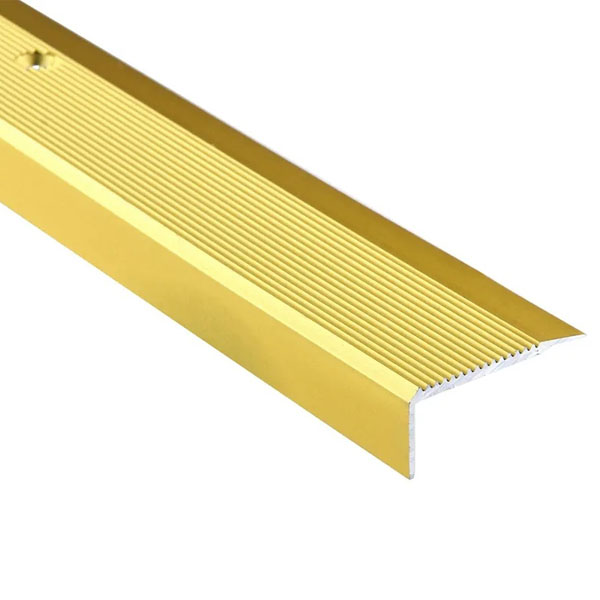 Non-Slip Anodised Aluminium Stair Nosing Edge Trim 0.9m Step Edging