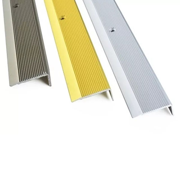 Non-Slip Anodised Aluminium Stair Nosing Edge Trim 0.9m Step Edging