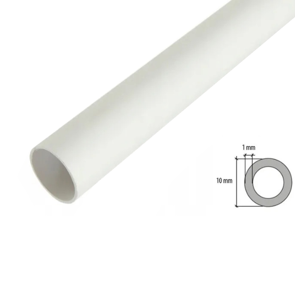 1 Meter Long Corrosion Resistant PVC Round Tube or Pipe