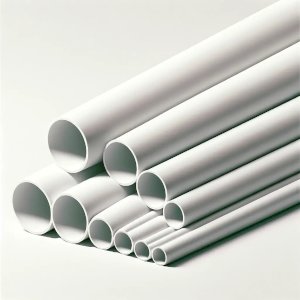 1 Meter Long Corrosion Resistant PVC Round Tube or Pipe