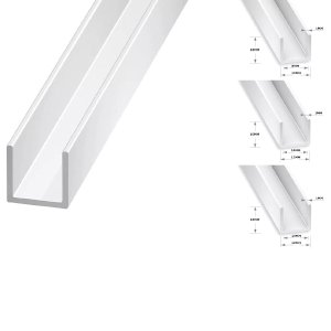 Corrosion Resistant 1m Long Plastic Square Tubes or Pipe