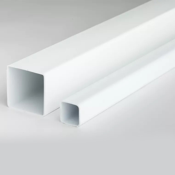 Lightweight & Corrosion Resistance 1m Plastic Square Tubes / Square PVC Pipe