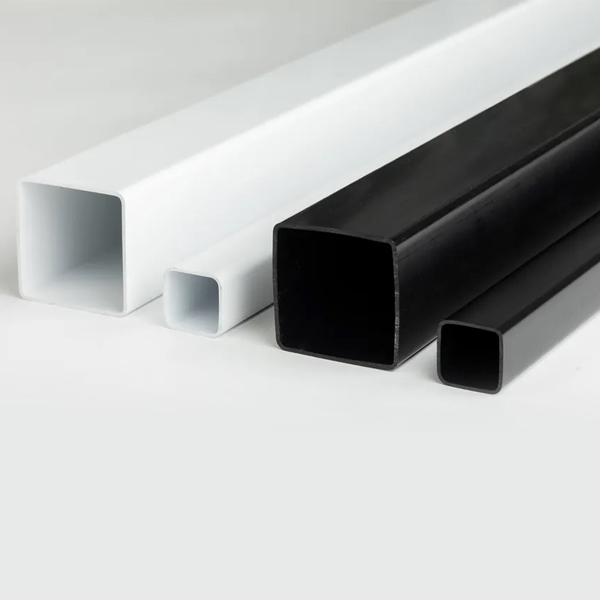 Lightweight & Corrosion Resistance 1m Plastic Square Tubes / Square PVC Pipe