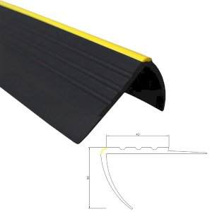 40mm x 40mm Anti-Slip Flexible Bullnose Stair Nosing