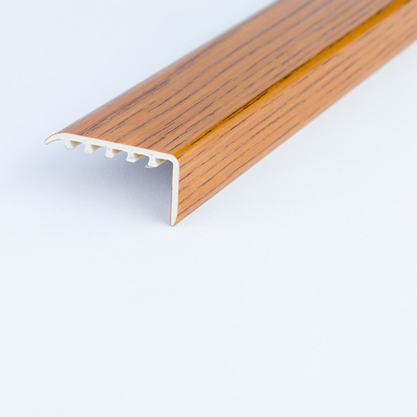 45mm x 22mm UPVC Stair Nosing for Wooden and Laminate Stairs with Edge Protection