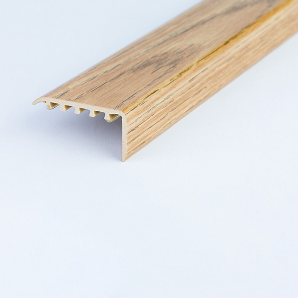 45mm x 22mm UPVC Stair Nosing for Wooden and Laminate Stairs with Edge Protection