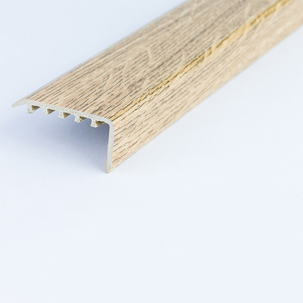 45mm x 22mm UPVC Stair Nosing for Wooden and Laminate Stairs with Edge Protection