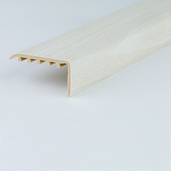 45mm x 22mm UPVC Stair Nosing for Wooden and Laminate Stairs with Edge Protection