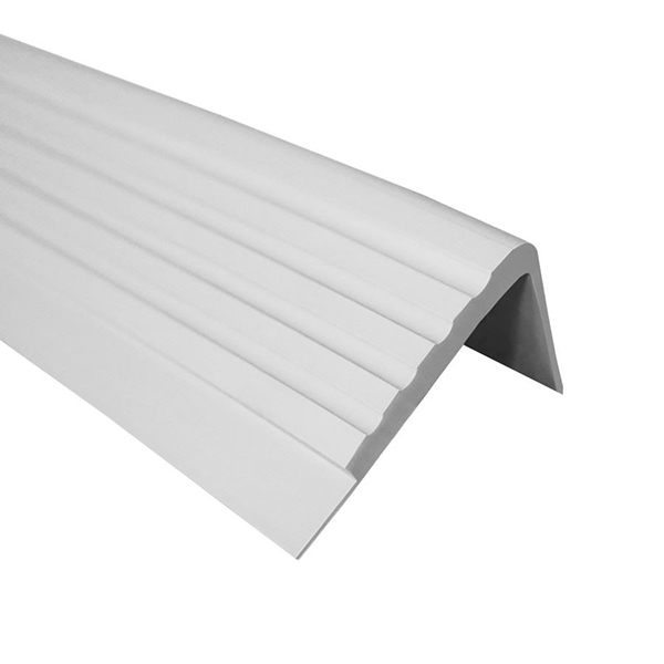 PVC Non Slip Rubber Stair Nosing Edge Trim Angle Step Edging - 50 x 45mm 