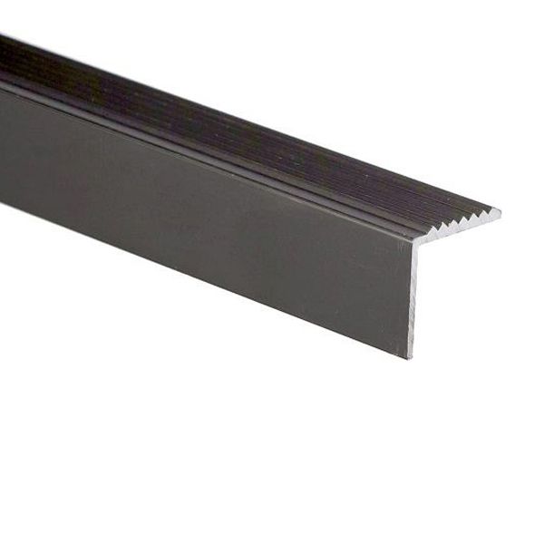 Ridge-Designed Aluminium Stair Nosing with Enhanced Grip for Slip Prevention