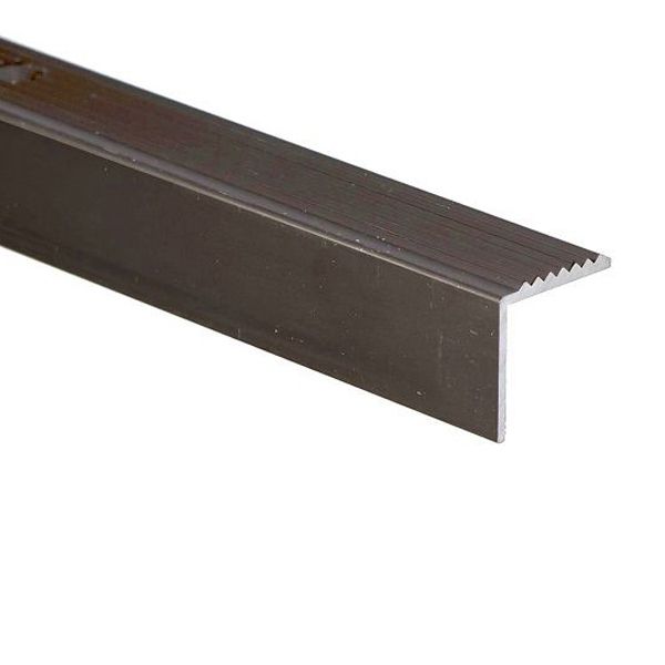 Ridge-Designed Aluminium Stair Nosing with Enhanced Grip for Slip Prevention