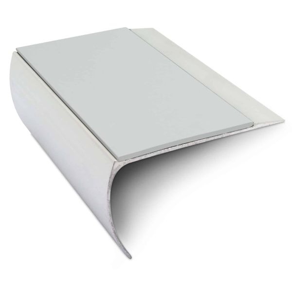 69mm x 40mm Aluminium Anti-Slip Commercial Stair Nosing With PVC Insert 