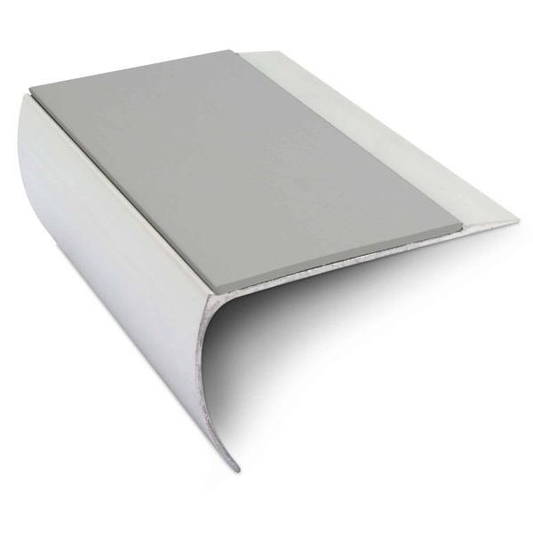 69mm x 40mm Aluminium Anti-Slip Commercial Stair Nosing With PVC Insert 