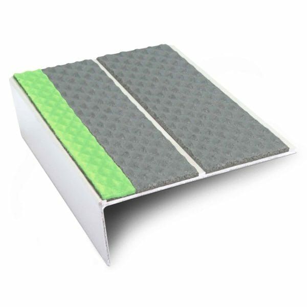 Aluminium 85mm x 32mm Non Slip Stair Nosing Edge Trim 