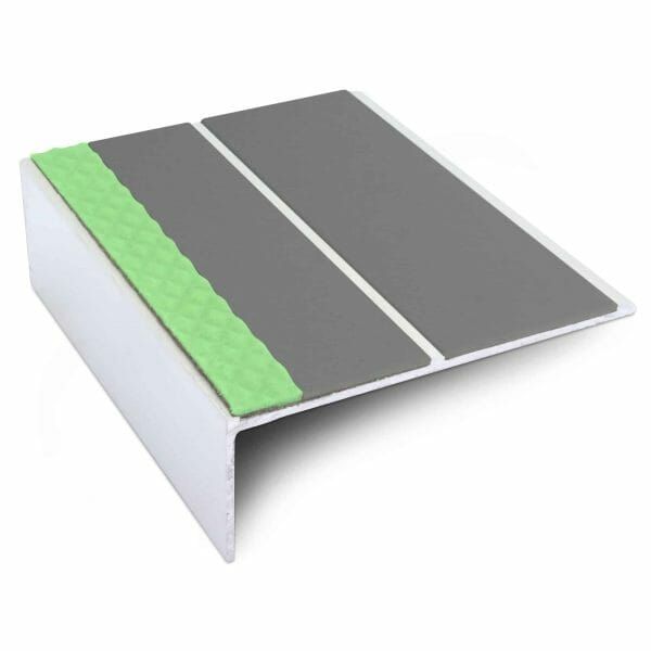  85mm x 30mm Aluminator Energy-Efficient Illuminated Stair Nosing for Safety and Visibility