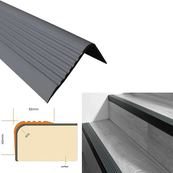 High-Quality Stair Profile with Enhanced Edge Protection and Anti-Slip Design