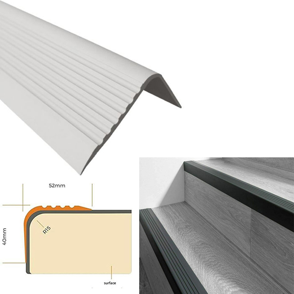 High-Quality Stair Profile with Enhanced Edge Protection and Anti-Slip Design