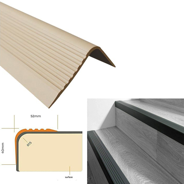 High-Quality Stair Profile with Enhanced Edge Protection and Anti-Slip Design