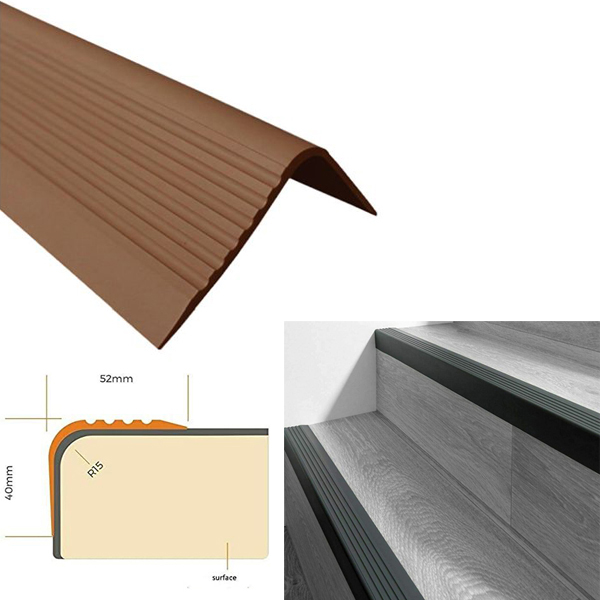 High-Quality Stair Profile with Enhanced Edge Protection and Anti-Slip Design