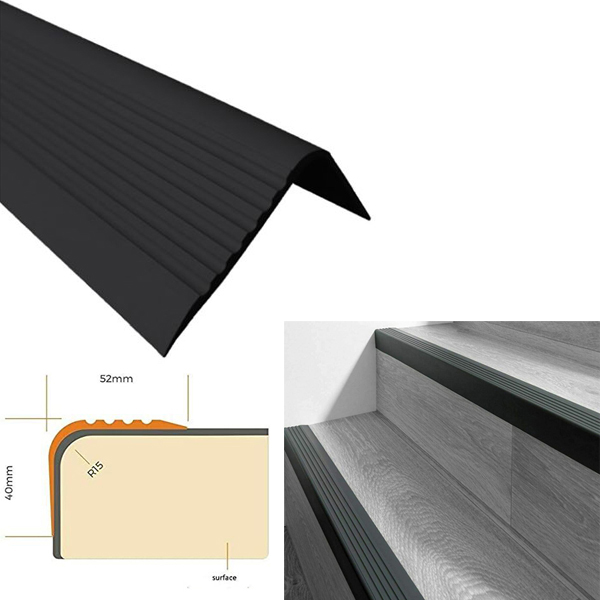 High-Quality Stair Profile with Enhanced Edge Protection and Anti-Slip Design