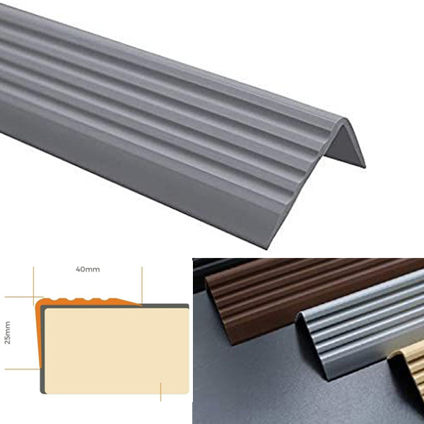 Bullnose Self Adhesive Stair Nosing Rubber Angle Step Edge