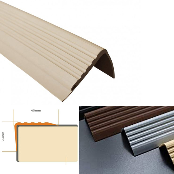 Bullnose Self Adhesive Stair Nosing Rubber Angle Step Edge