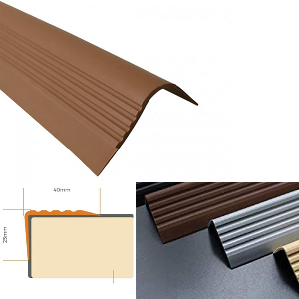 Bullnose Self Adhesive Stair Nosing Rubber Angle Step Edge