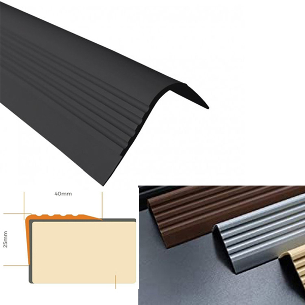 Bullnose Self Adhesive Stair Nosing Rubber Angle Step Edge