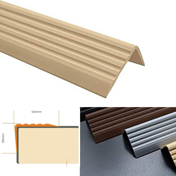 Bullnose Self Adhesive Stair Nosing Rubber Angle Step Edge