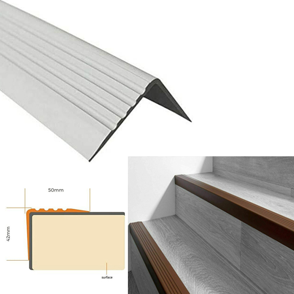 Durable PVC Stair Nosing for Safe and Versatile Indoor Step Protection