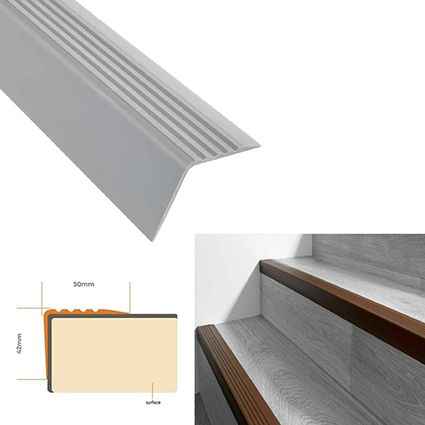 Durable PVC Stair Nosing for Safe and Versatile Indoor Step Protection