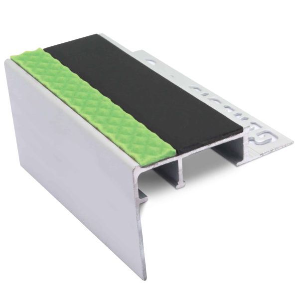 Heavy Duty Non-Slip Commercial Slimline Stair Nosing for 10mm Flooring