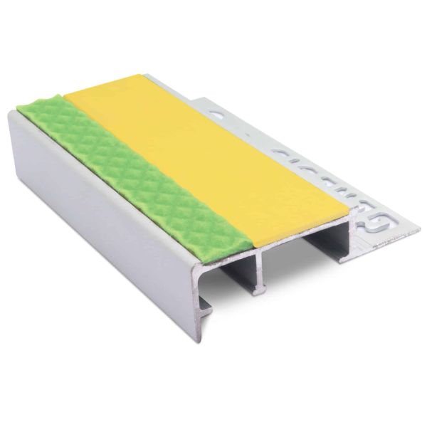 Non Slip Commercial Slimline Stair Nosing for 12.5mm Ceramic Tile-In Flooring 