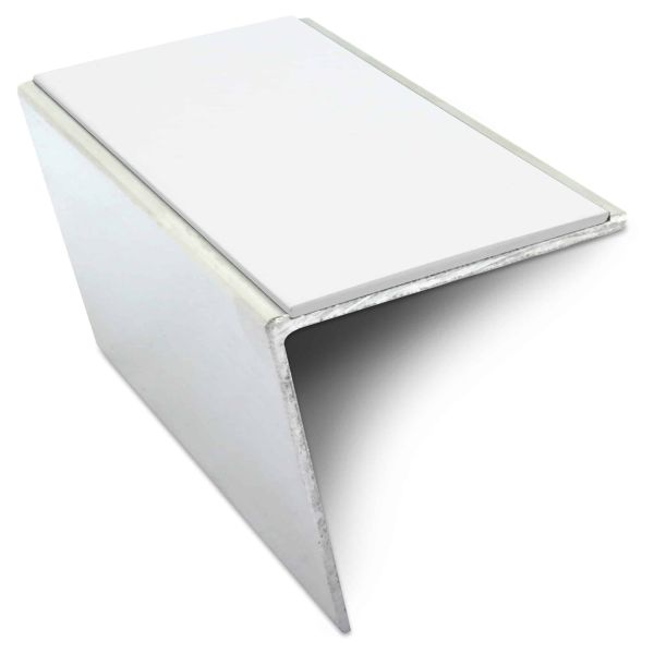 Commercial Aluminium Anti Slip Stair Nosing 57mm x 55mm With PVC Insert