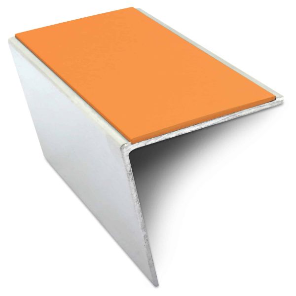 Commercial Aluminium Anti Slip Stair Nosing 57mm x 55mm With PVC Insert