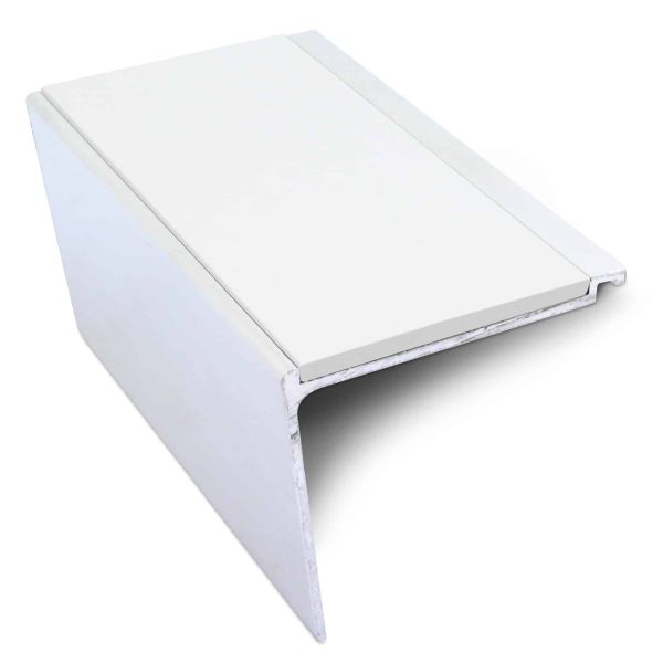  60mm x 55mm Commercial Non Slip Stair Nosing PVC Insert Edge Protection