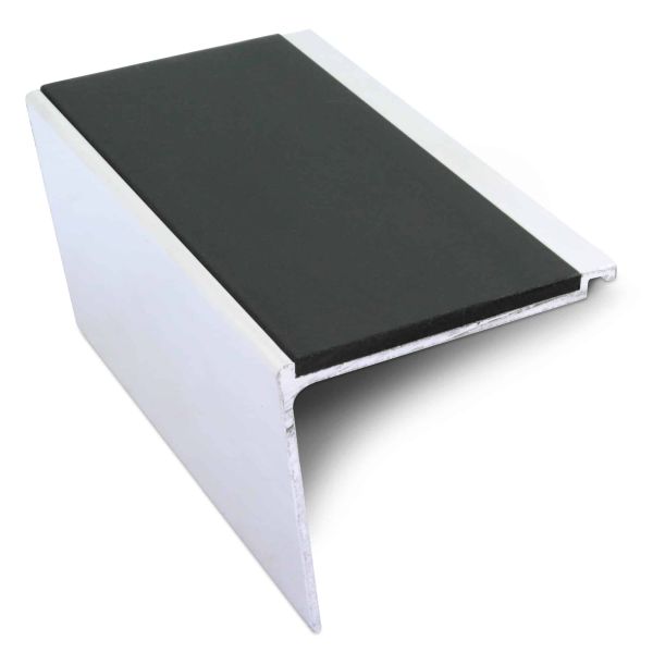  60mm x 55mm Commercial Non Slip Stair Nosing PVC Insert Edge Protection