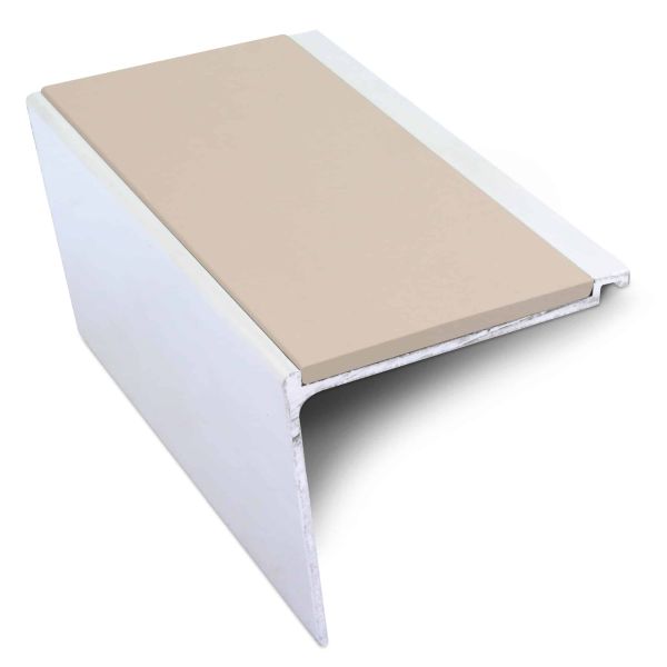  60mm x 55mm Commercial Non Slip Stair Nosing PVC Insert Edge Protection