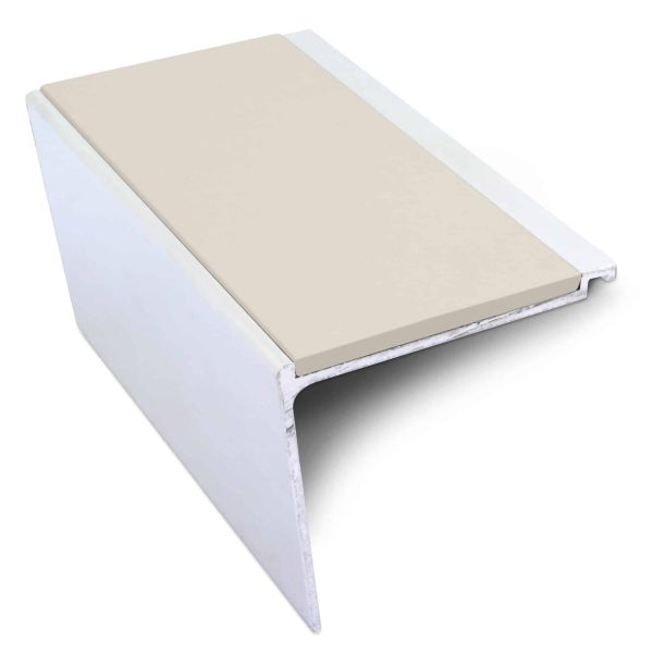  60mm x 55mm Commercial Non Slip Stair Nosing PVC Insert Edge Protection