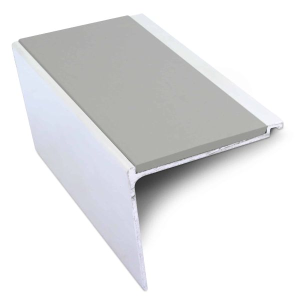  60mm x 55mm Commercial Non Slip Stair Nosing PVC Insert Edge Protection