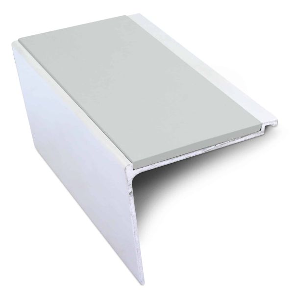  60mm x 55mm Commercial Non Slip Stair Nosing PVC Insert Edge Protection