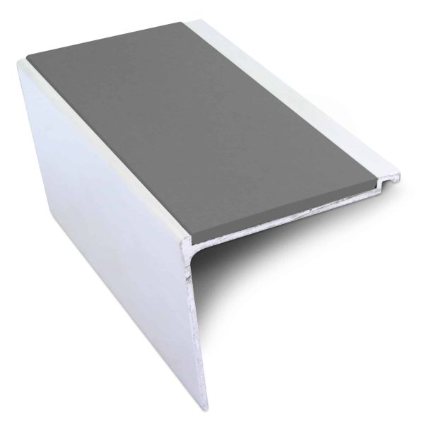  60mm x 55mm Commercial Non Slip Stair Nosing PVC Insert Edge Protection