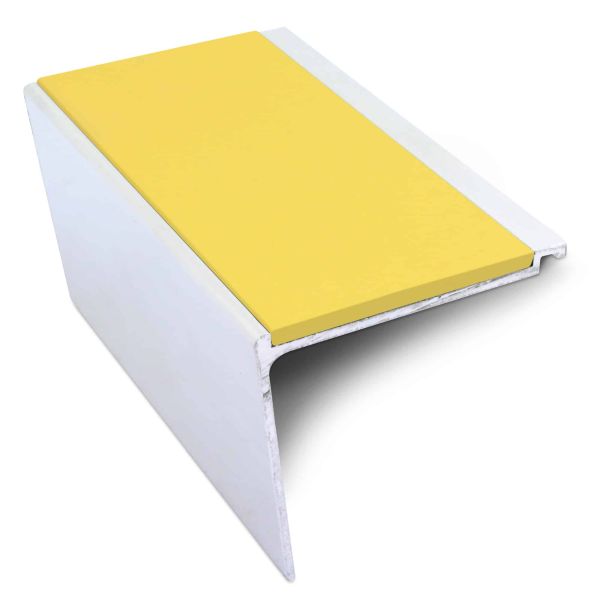  60mm x 55mm Commercial Non Slip Stair Nosing PVC Insert Edge Protection