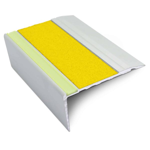 Commercial Tredsafe Stair Nosing 68mm x 33mm Non Slip Silicone Carbide  