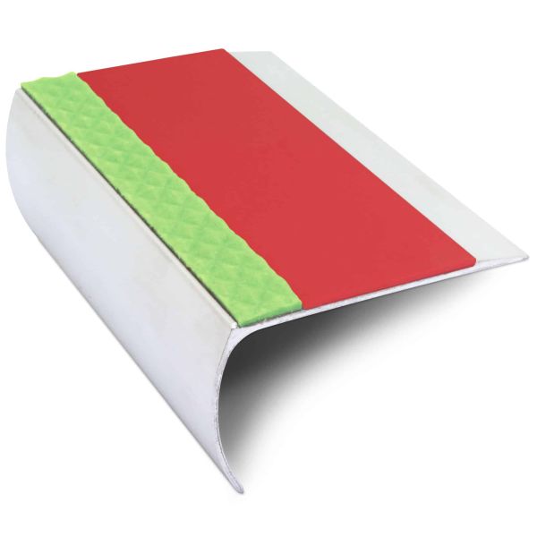 69mm x 40mm Non Slip Commercial Stair Nosing Edge Trim With PVC Insert 