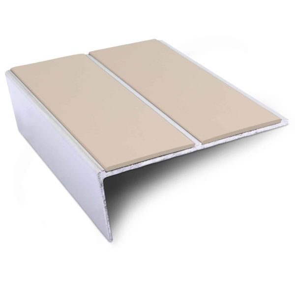  85mm x 32mm Edge Trim Anti Slip PVC Insert Commercial Stair Nosing