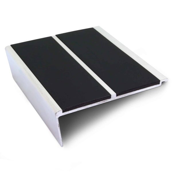 Commercial Non Slip Stair Nosing 91mm x 32mm PVC Insert Edge Trim