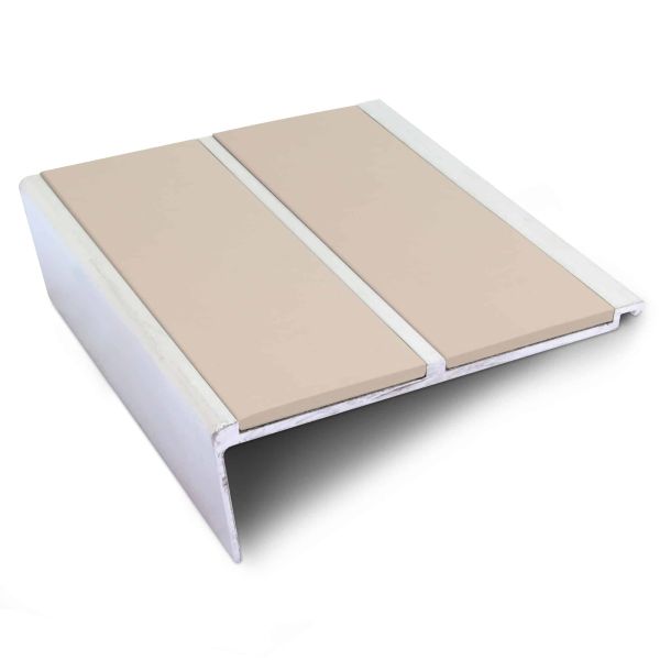 Commercial Non Slip Stair Nosing 91mm x 32mm PVC Insert Edge Trim