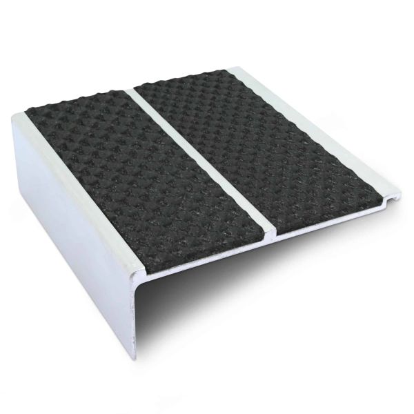 Non Slip Commercial Tredsafe Stair Nosing 91mm x 32mm PVC Insert 