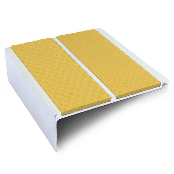 Non Slip Commercial Tredsafe Stair Nosing 91mm x 32mm PVC Insert 